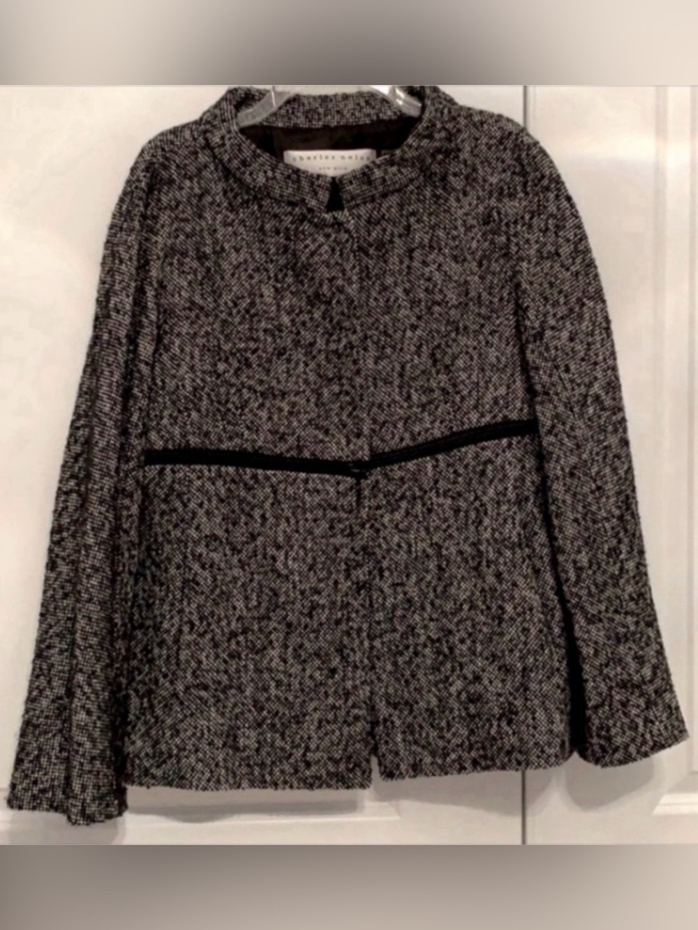 Charles Nolan New York Size 16 Lined Convertible Jacket